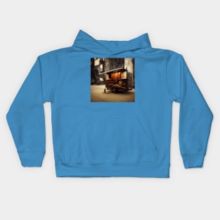 Steampunk Tokyo Ramen Cart Kids Hoodie